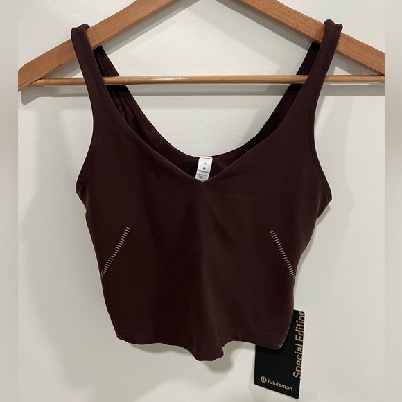 Lululemon NWT Align Tank size 4 special edition gold in French Press - Picture 2 of 6